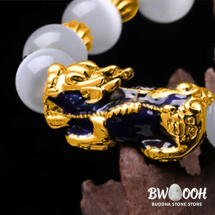 Buddha Stones Cat Eye Color Change PiXiu Support Bracelet - BWOOOH - Bracelet