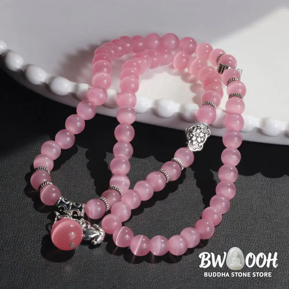 Buddha Stones Cat Eye PiXiu Support Triple Wrap Bracelet - BWOOOH - Bracelet