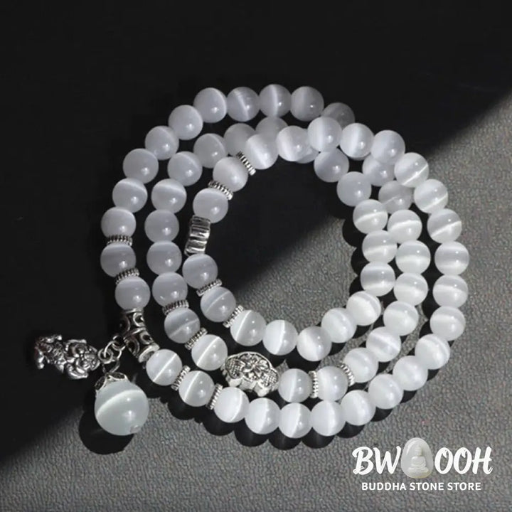 Buddha Stones Cat Eye PiXiu Support Triple Wrap Bracelet - BWOOOH - Bracelet