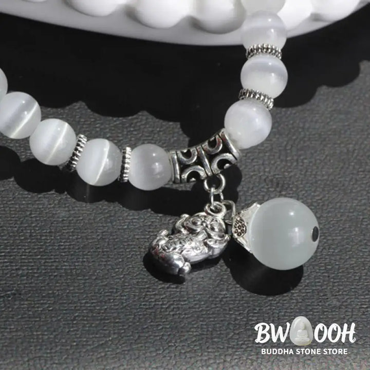 Buddha Stones Cat Eye PiXiu Support Triple Wrap Bracelet - BWOOOH - Bracelet