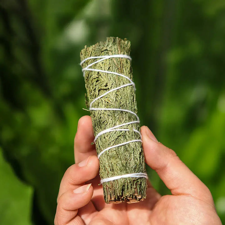 BWOOOH Cedar Smudge Stick for Home Cleansing Incense Meditation and Rituals Cedar Sticks Incense Wands - 1 Stick