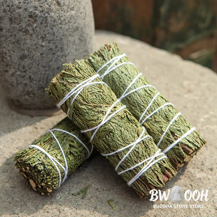 BWOOOH Cedar Smudge Stick for Home Cleansing Incense Meditation and Rituals Cedar Sticks Incense Wands - Incense