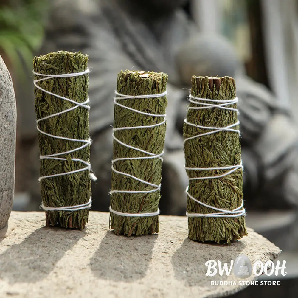 BWOOOH Cedar Smudge Stick for Home Cleansing Incense Meditation and Rituals Cedar Sticks Incense Wands - Incense