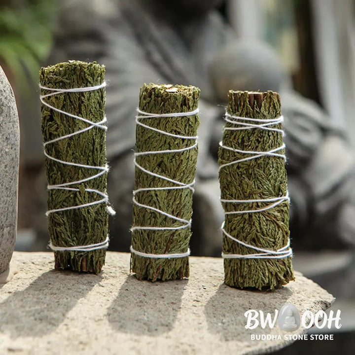 BWOOOH Cedar Smudge Stick for Home Cleansing Incense Meditation and Rituals Cedar Sticks Incense Wands - Incense