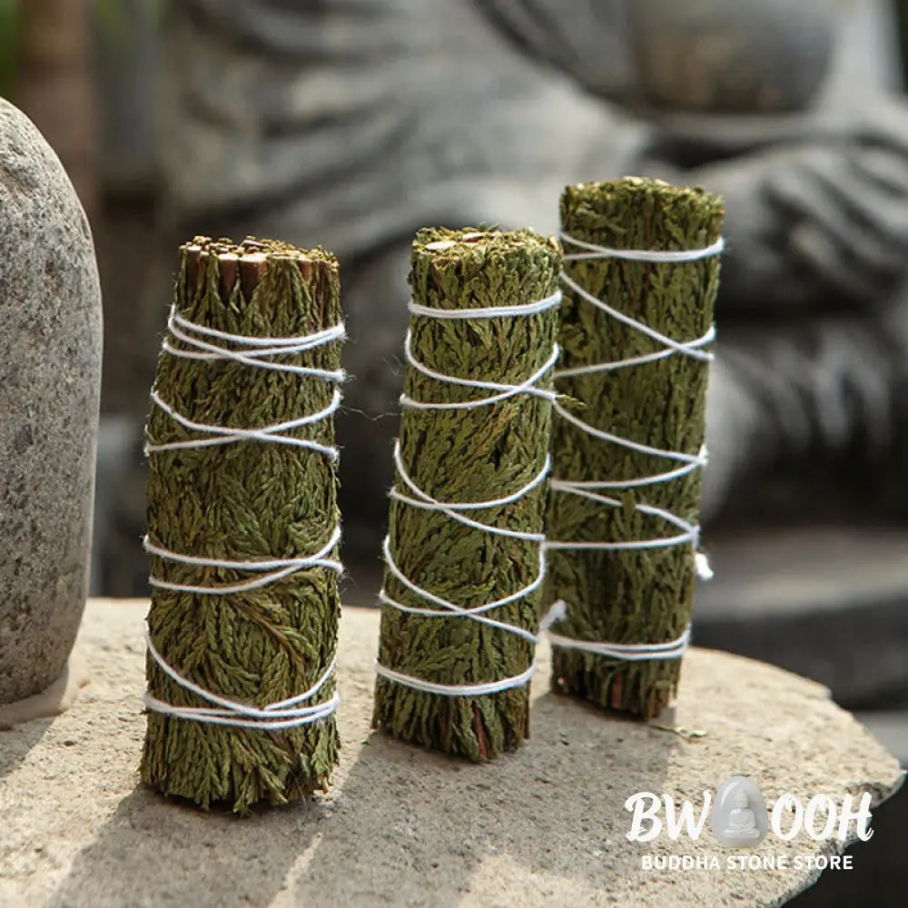 BWOOOH Cedar Smudge Stick for Home Cleansing Incense Meditation and Rituals Cedar Sticks Incense Wands - Incense