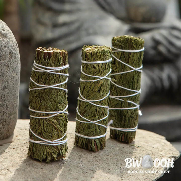 BWOOOH Cedar Smudge Stick for Home Cleansing Incense Meditation and Rituals Cedar Sticks Incense Wands - Incense