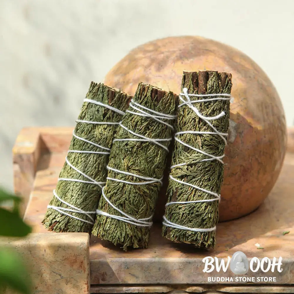 BWOOOH Cedar Smudge Stick for Home Cleansing Incense Meditation and Rituals Cedar Sticks Incense Wands - Incense
