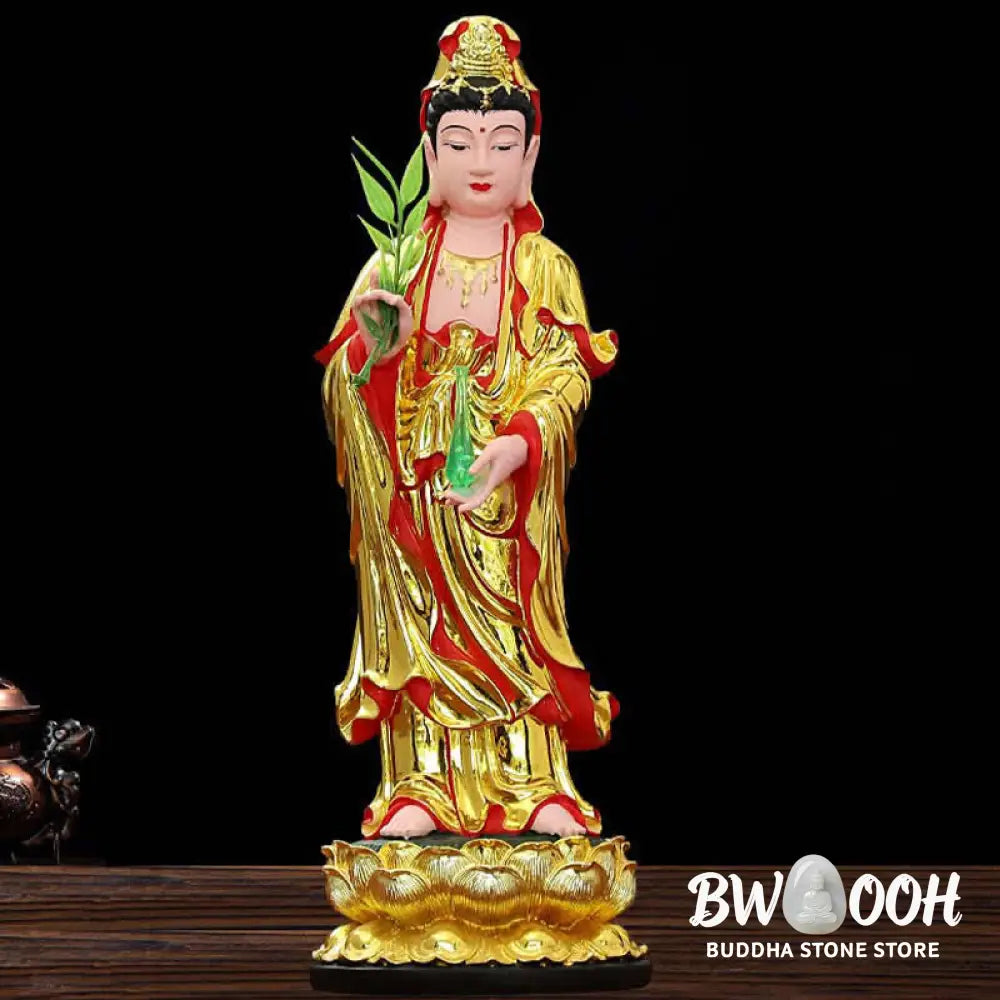 BWOOOH resin Kwan Yin statue - Chenrezig Bodhisattva Avalokitesvar