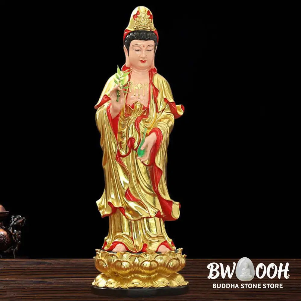 BWOOOH resin Kwan Yin statue - Chenrezig Bodhisattva Avalokitesvar