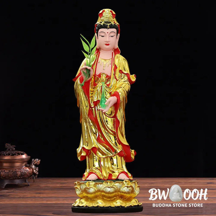 BWOOOH resin Kwan Yin statue - Chenrezig Bodhisattva Avalokitesvar