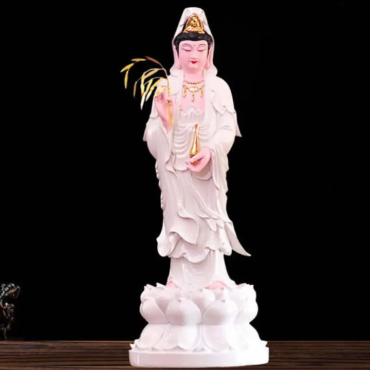 BWOOOH resin Kwan Yin statue - Chenrezig Bodhisattva Avalokitesvar