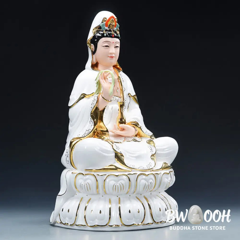 BWOOOH handcrafted Kwan Yin statue - Chenrezig Bodhisattva Avalokitesvar