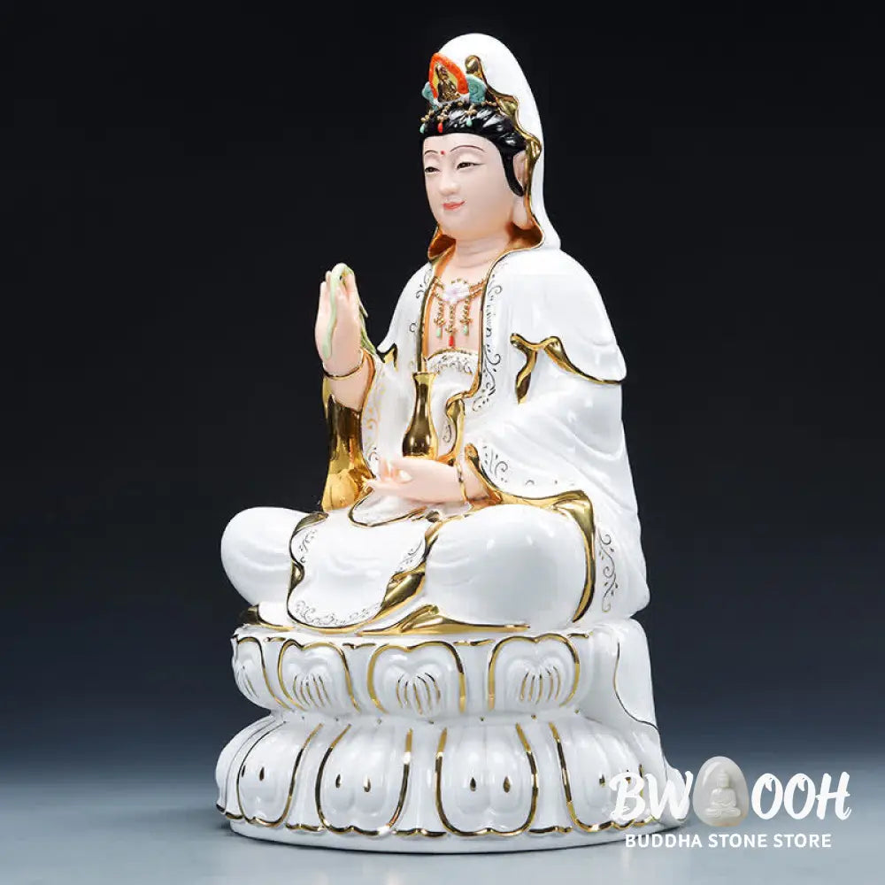 BWOOOH handcrafted Kwan Yin statue - Chenrezig Bodhisattva Avalokitesvar
