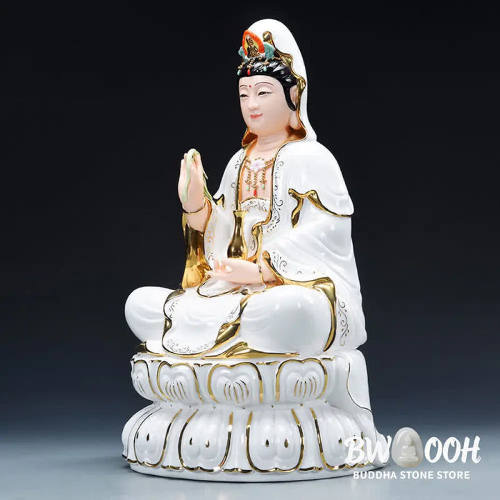 BWOOOH handcrafted Kwan Yin statue - Chenrezig Bodhisattva Avalokitesvar