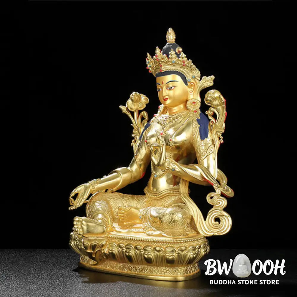 BWOOOH copper Kwan Yin statue - Chenrezig Four-armed Avalokitesvara