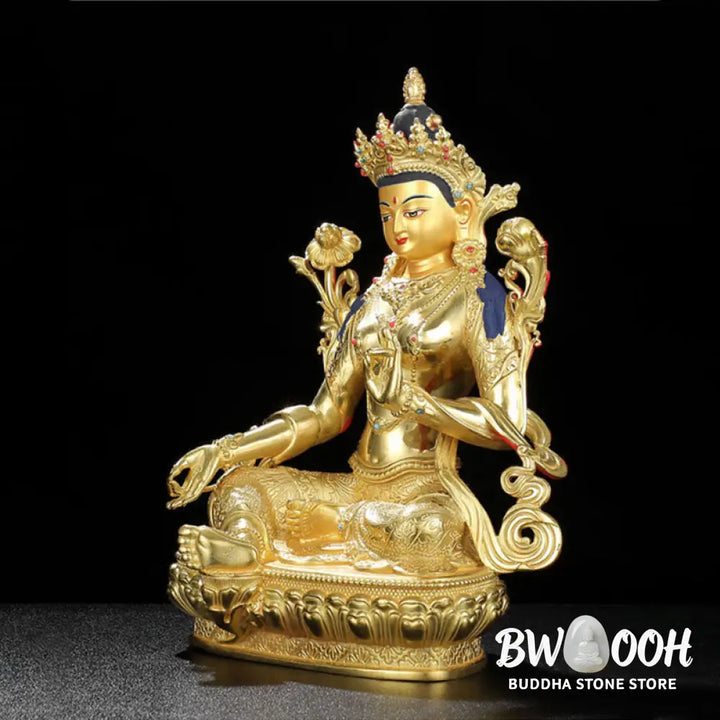 BWOOOH copper Kwan Yin statue - Chenrezig Four-armed Avalokitesvara
