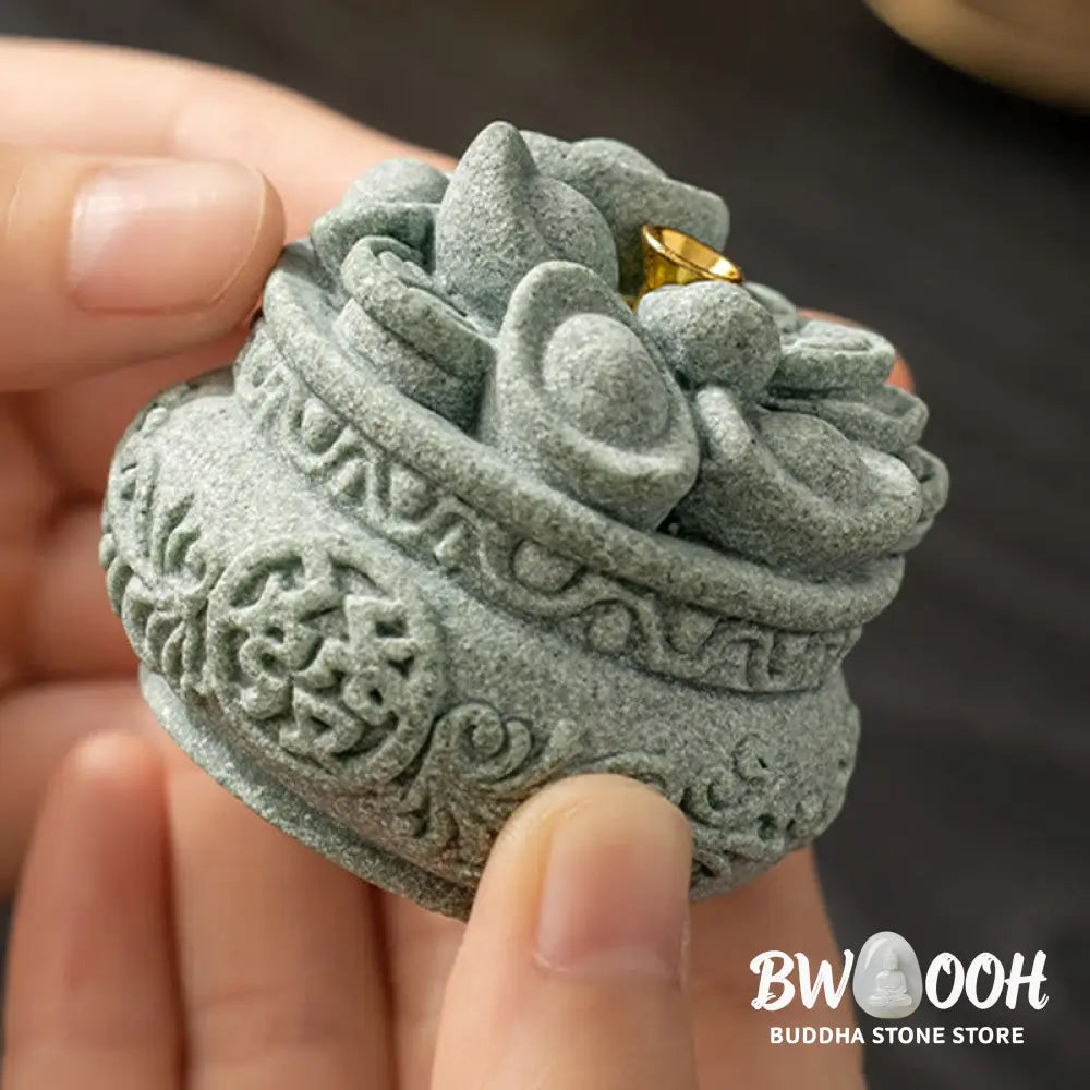 BWOOOH handcrafted incense burner - Chinese Character Fu Ingots Healing