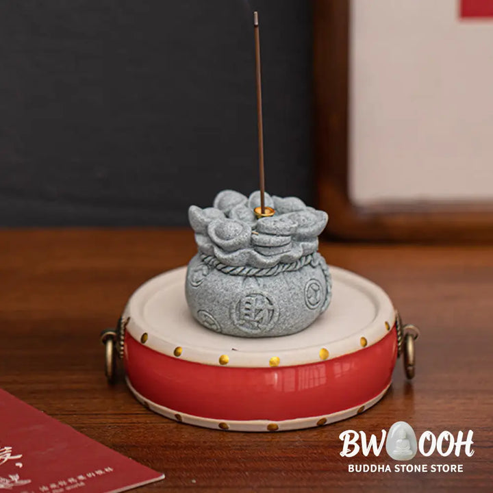 BWOOOH handcrafted incense burner - Chinese Character Fu Ingots Healing