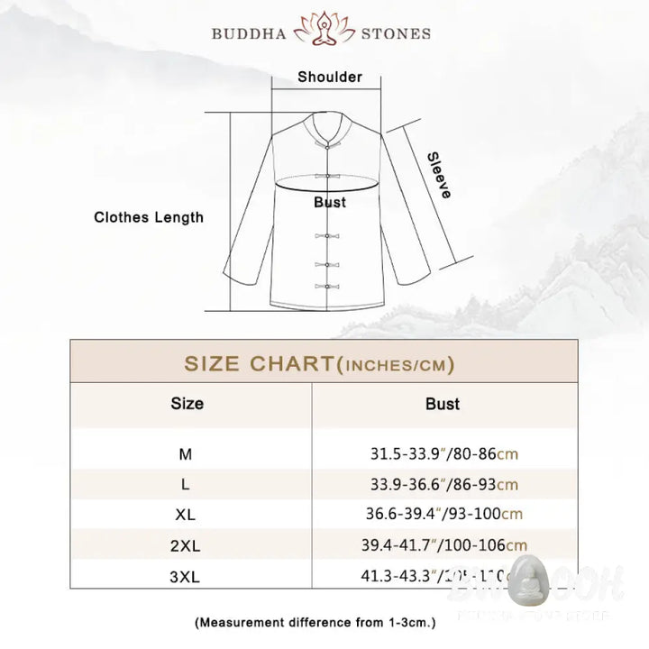 Buddha Stones Chinese Frog Button Design Meditation Prayer Cotton Linen Spiritual Zen Practice Yoga Clothing Men’s Set