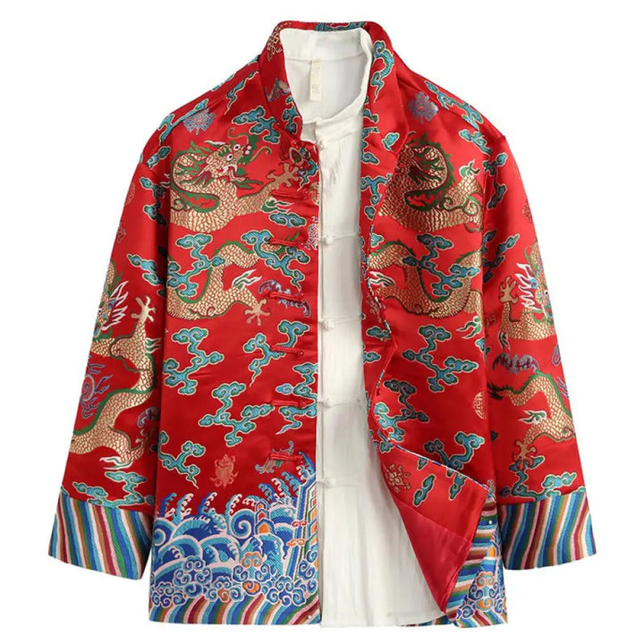 BWOOOH Chinese New Year Dragon Embroidery Auspicious Clou