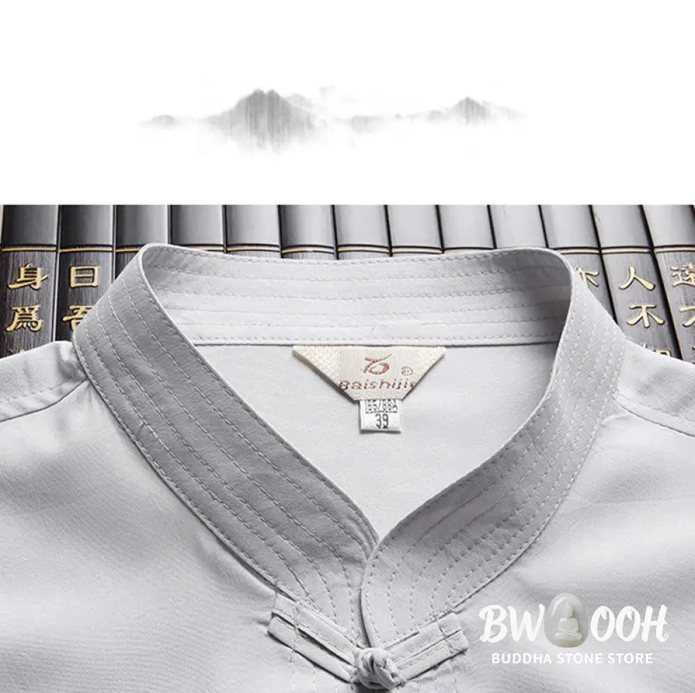 Buddha Stones Chinese New Year Embroidered Dragon Frog-button Tang Suit Hanfu Traditional Uniform Long Sleeve Top Pants