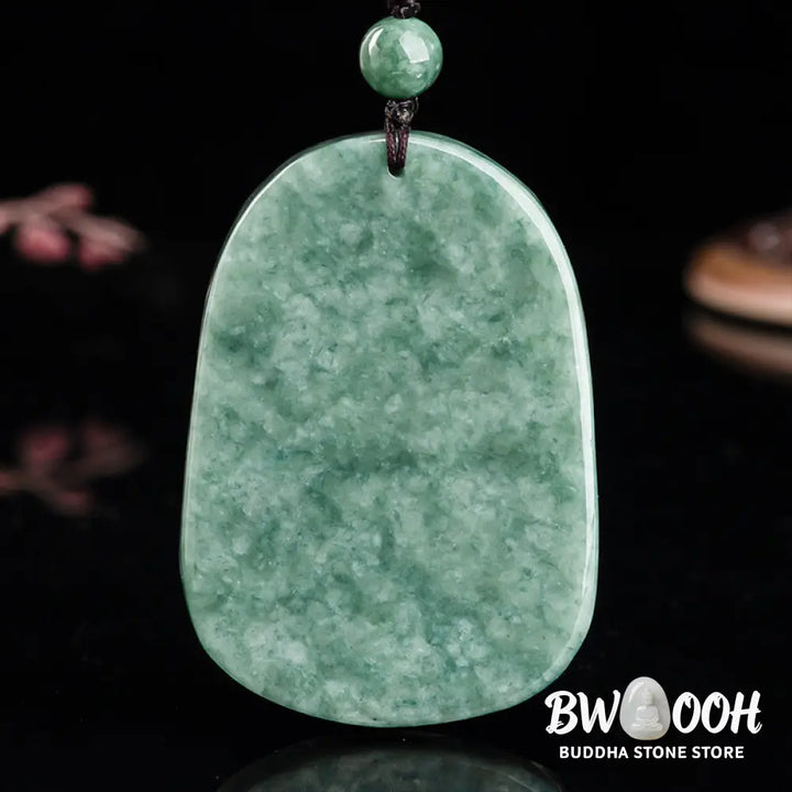 Buddha Stones Chinese Zodiac Dragon Jade Prosperity Necklace Bead String Pendant - BWOOOH - Jade - Necklaces &amp; Pendants