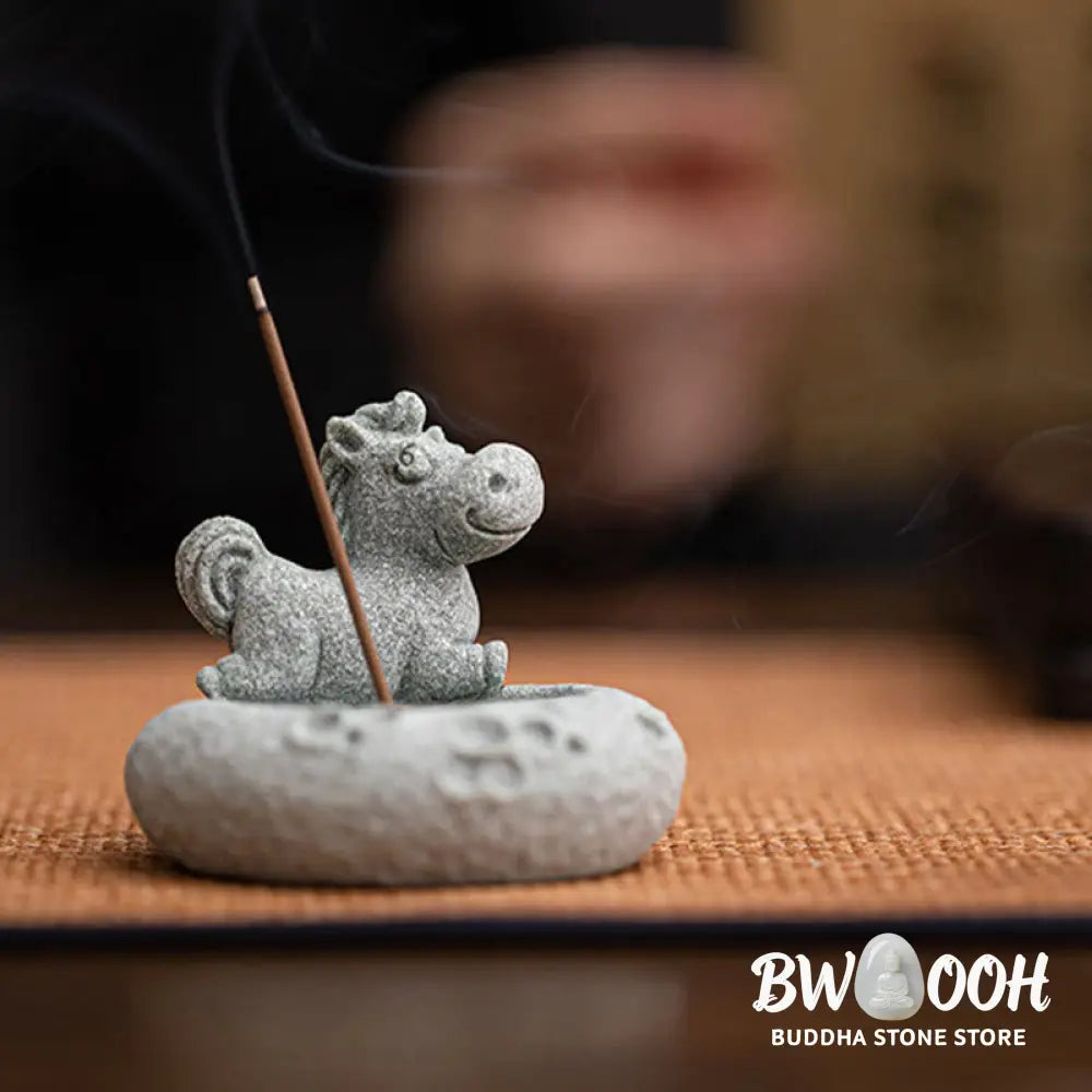 BWOOOH ceramic incense burner - Chinese Zodiac Healing Incense Burn