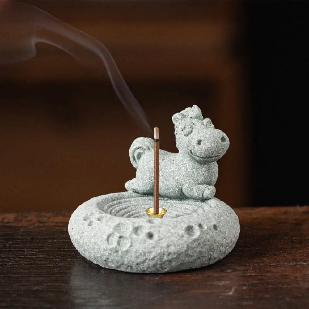 BWOOOH ceramic incense burner - Chinese Zodiac Healing Incense Burn