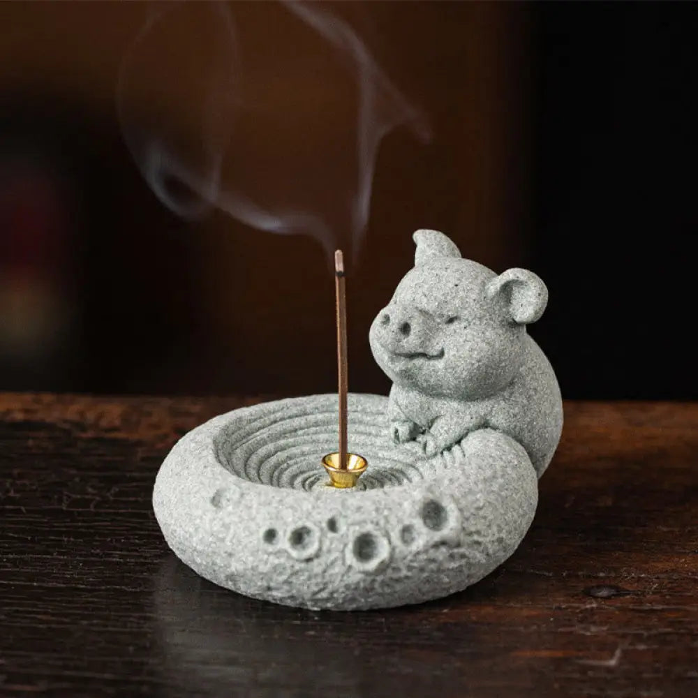 BWOOOH ceramic incense burner - Chinese Zodiac Healing Incense Burn