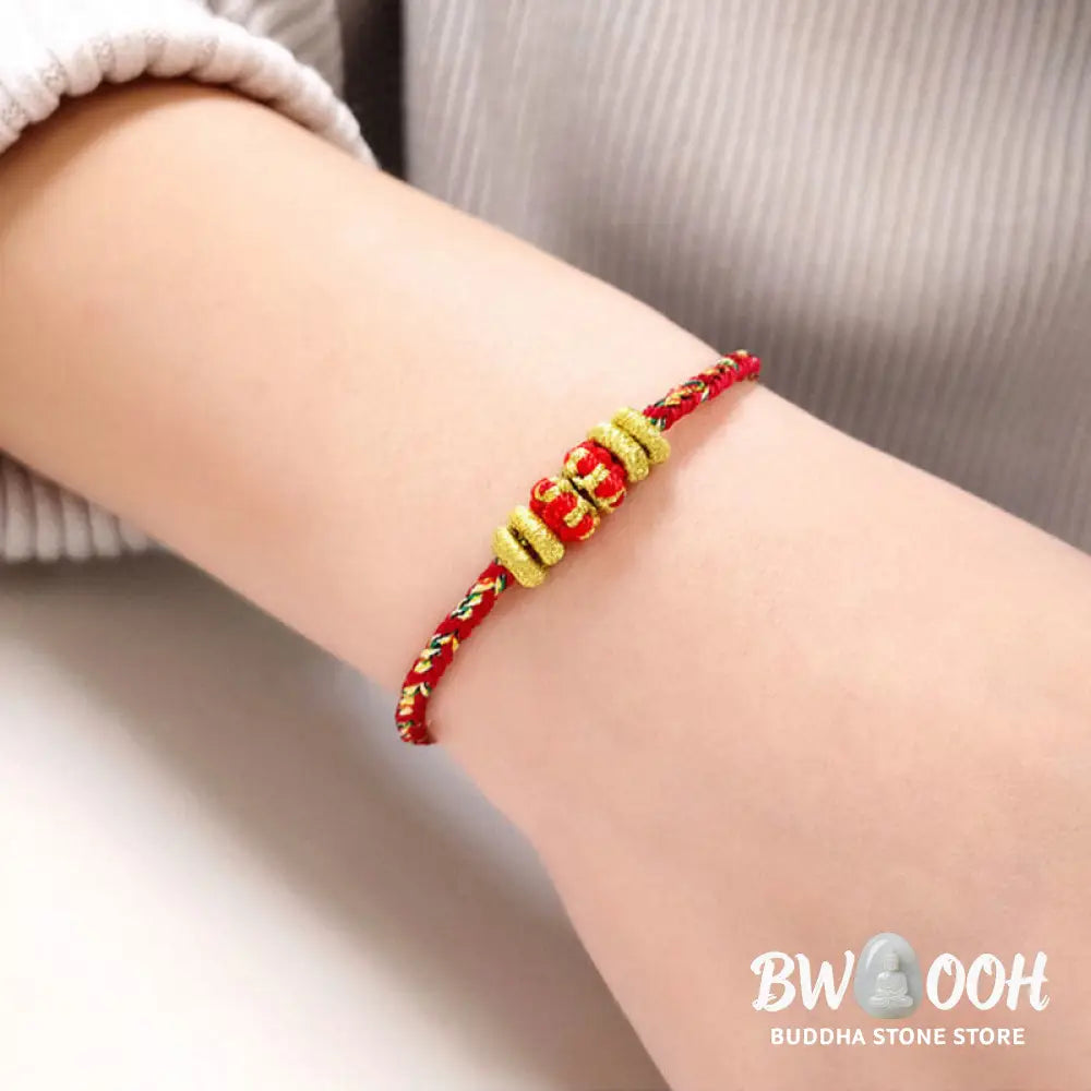 Buddha Stones Chinese Zodiac Natal Buddha Colorful Strings Luck Bracelet - BWOOOH - Bracelet