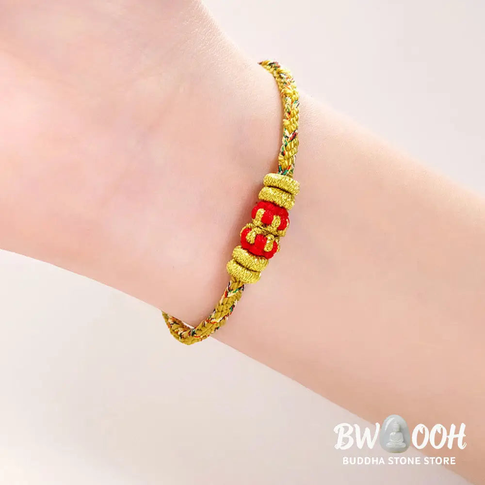Buddha Stones Chinese Zodiac Natal Buddha Colorful Strings Luck Bracelet - BWOOOH - Bracelet