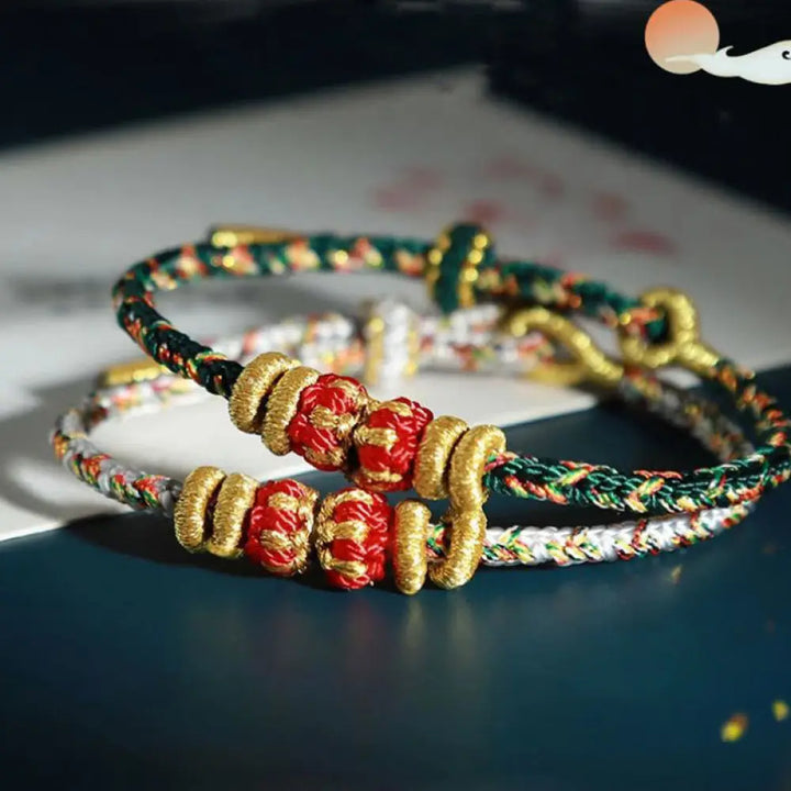 BWOOOH Chinese Zodiac Natal Buddha Colorful Strings Luck Bracelet - BWOOOH - Bracelet