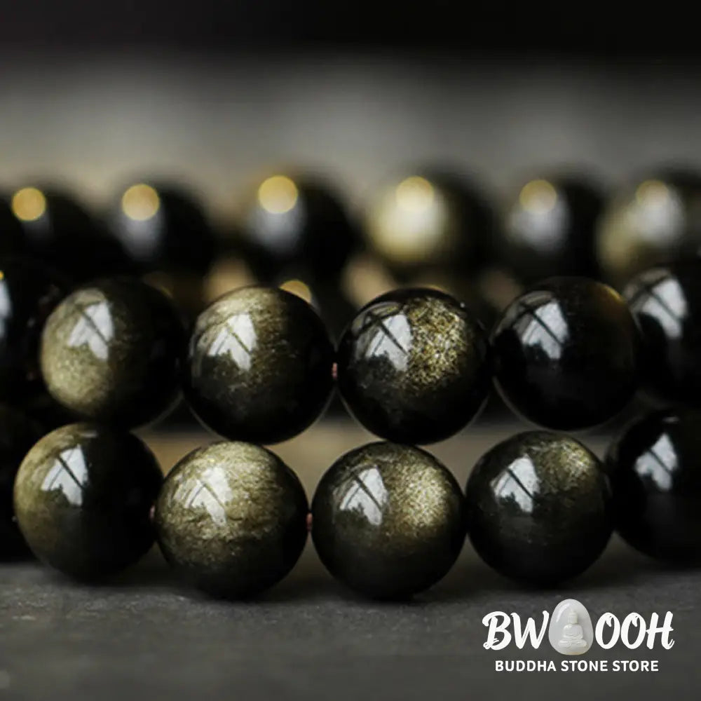 Buddha Stones Chinese Zodiac Natal Buddha Obsidian Purification Bracelet - Bracelet