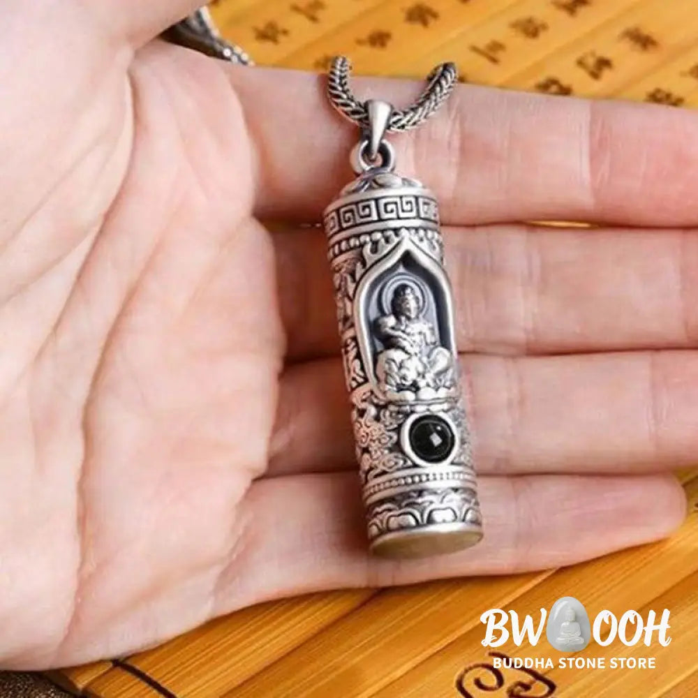 Buddha Stones Chinese Zodiac Natal Buddha Projection Prosperity Necklace Pendant - BWOOOH - Necklaces &amp; Pendants