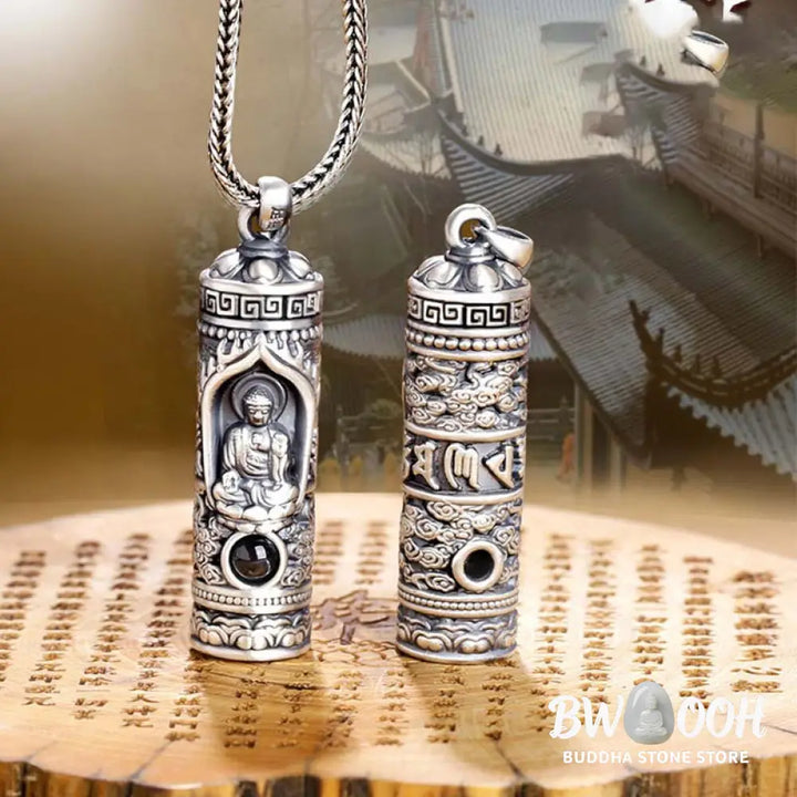 Buddha Stones Chinese Zodiac Natal Buddha Projection Prosperity Necklace Pendant - BWOOOH - Necklaces &amp; Pendants
