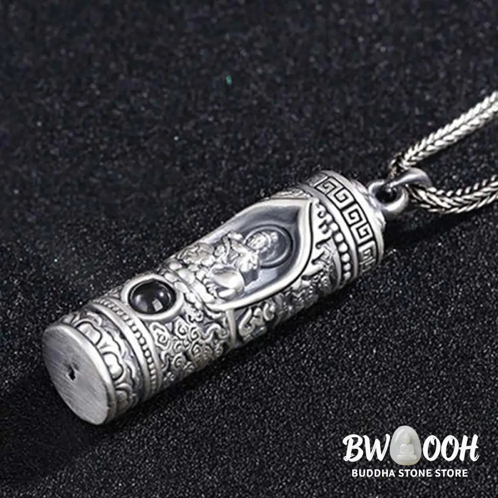 Buddha Stones Chinese Zodiac Natal Buddha Projection Prosperity Necklace Pendant - BWOOOH - Necklaces &amp; Pendants