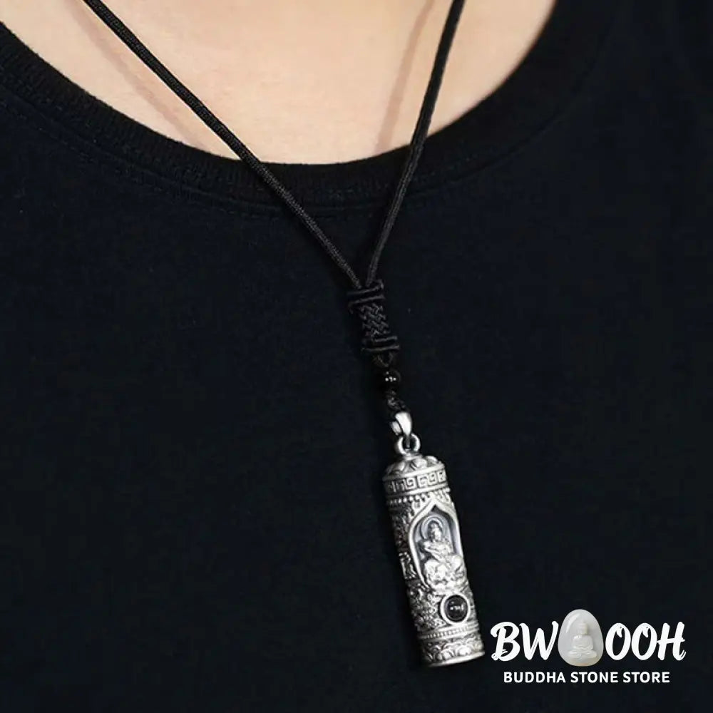 Buddha Stones Chinese Zodiac Natal Buddha Projection Prosperity Necklace Pendant - BWOOOH - Necklaces &amp; Pendants