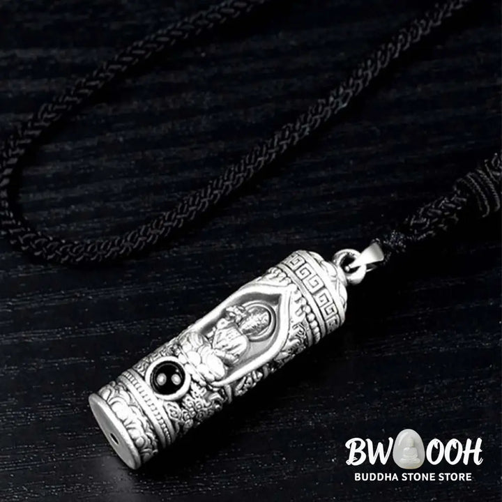 Buddha Stones Chinese Zodiac Natal Buddha Projection Prosperity Necklace Pendant - BWOOOH - Necklaces &amp; Pendants
