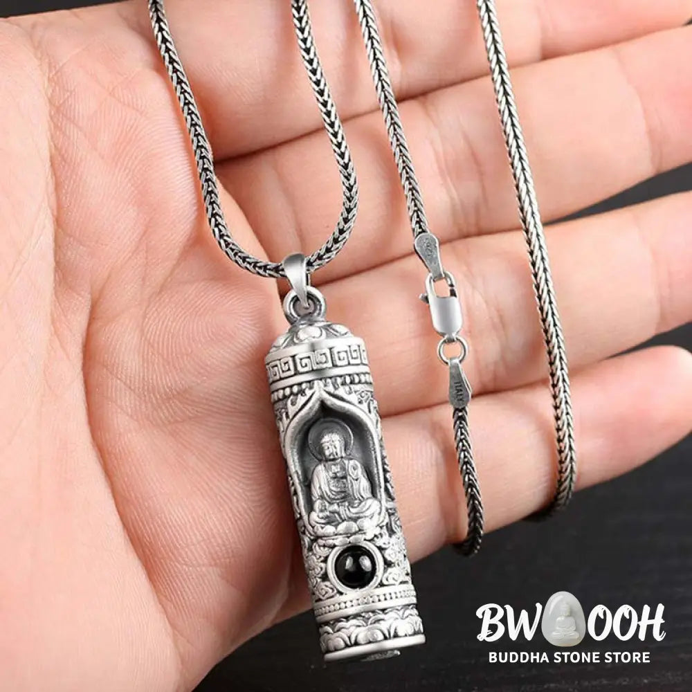 Buddha Stones Chinese Zodiac Natal Buddha Projection Prosperity Necklace Pendant - BWOOOH - Necklaces &amp; Pendants