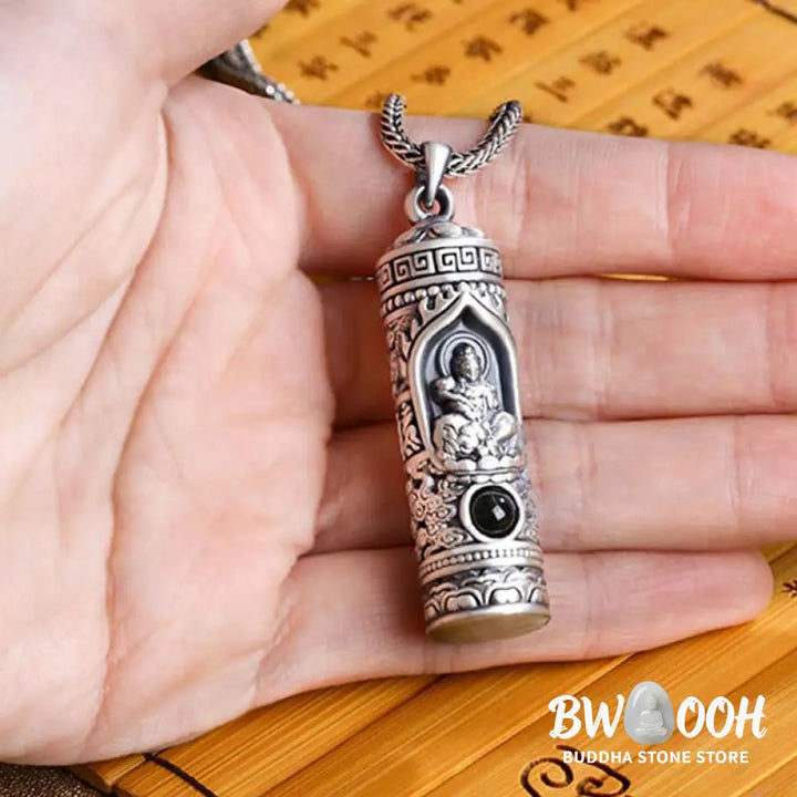 Buddha Stones Chinese Zodiac Natal Buddha Projection Prosperity Necklace Pendant - BWOOOH - Necklaces &amp; Pendants
