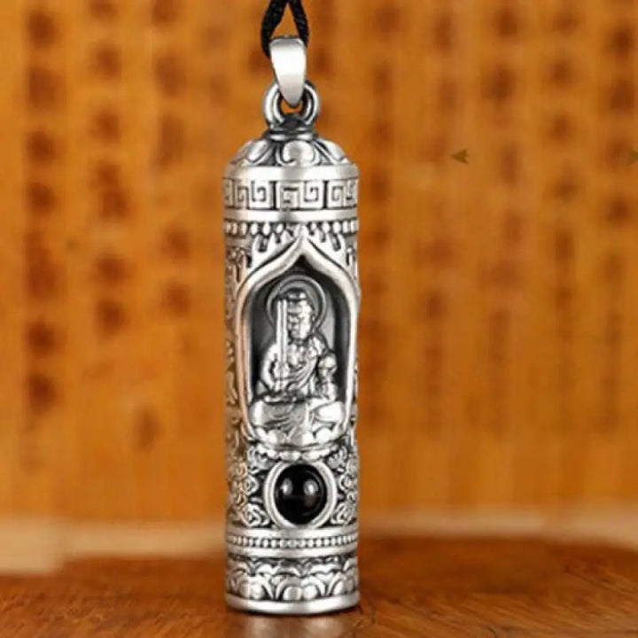 Buddha Stones Chinese Zodiac Natal Buddha Projection Prosperity Necklace Pendant - BWOOOH - Rooster - Necklaces &amp;