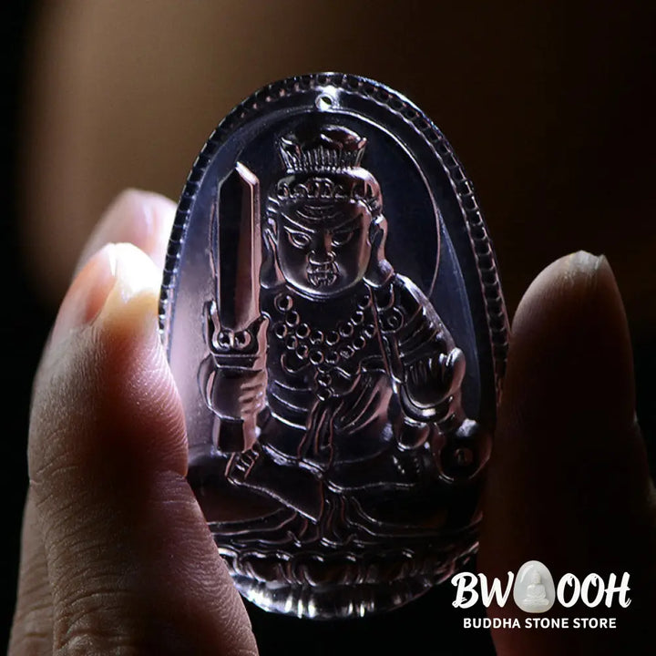 Buddha Stones Chinese Zodiac Obsidian Protection Necklace - BWOOOH - Necklace