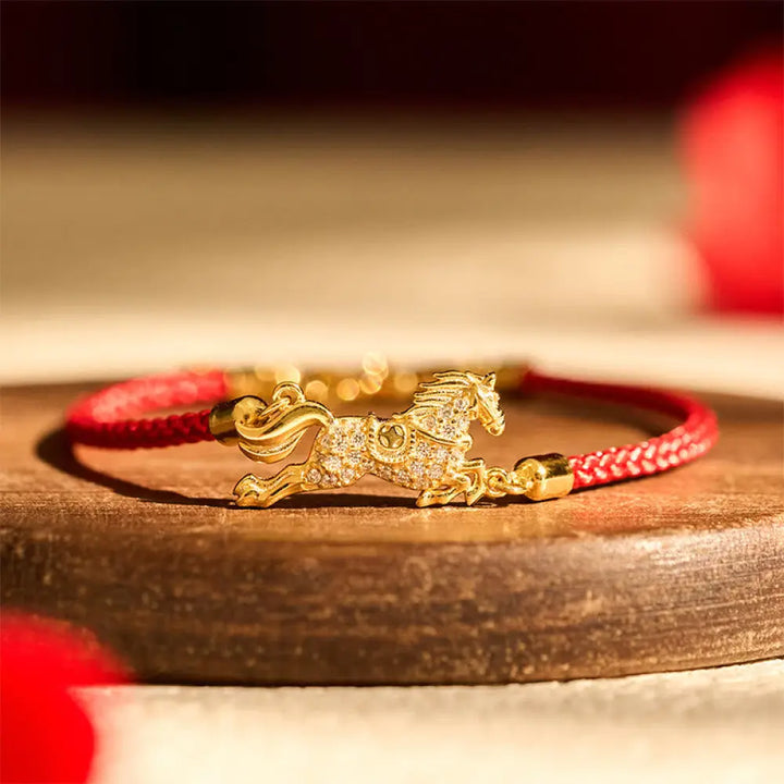 BWOOOH Chinese Zodiac Year Of The Horse 925 Sterling Silv