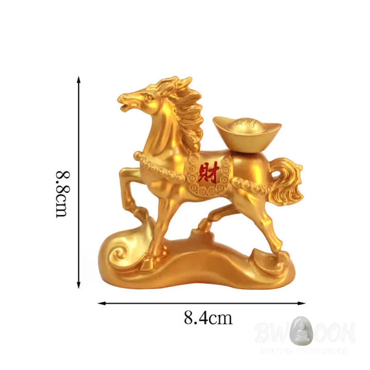 Buddha Stones Chinese Zodiac Year Of The Horse Attract Fortune Prosperity Home Decoration - Decorations