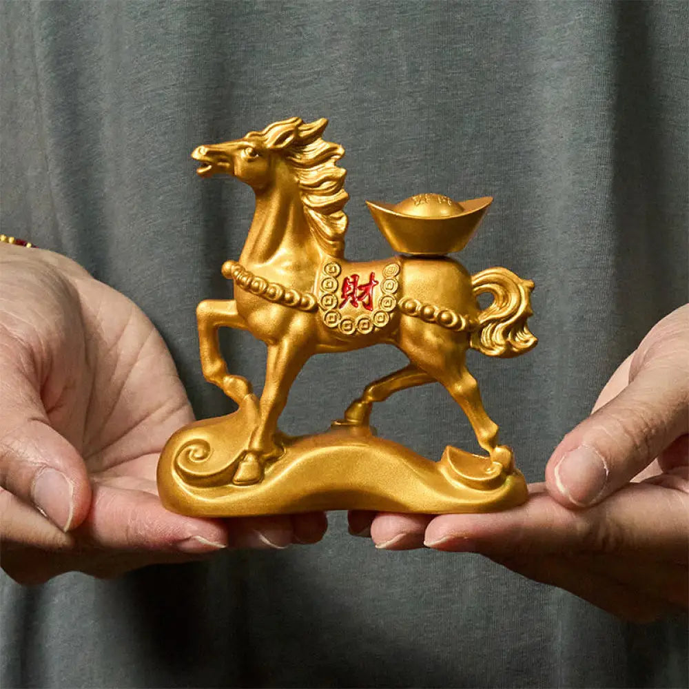 BWOOOH handcrafted Buddha statue - Chinese Zodiac Year Of The Horse At