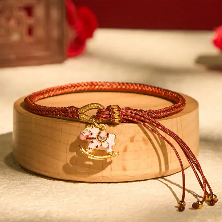 BWOOOH Chinese Zodiac Year of the Horse Red String Luck B