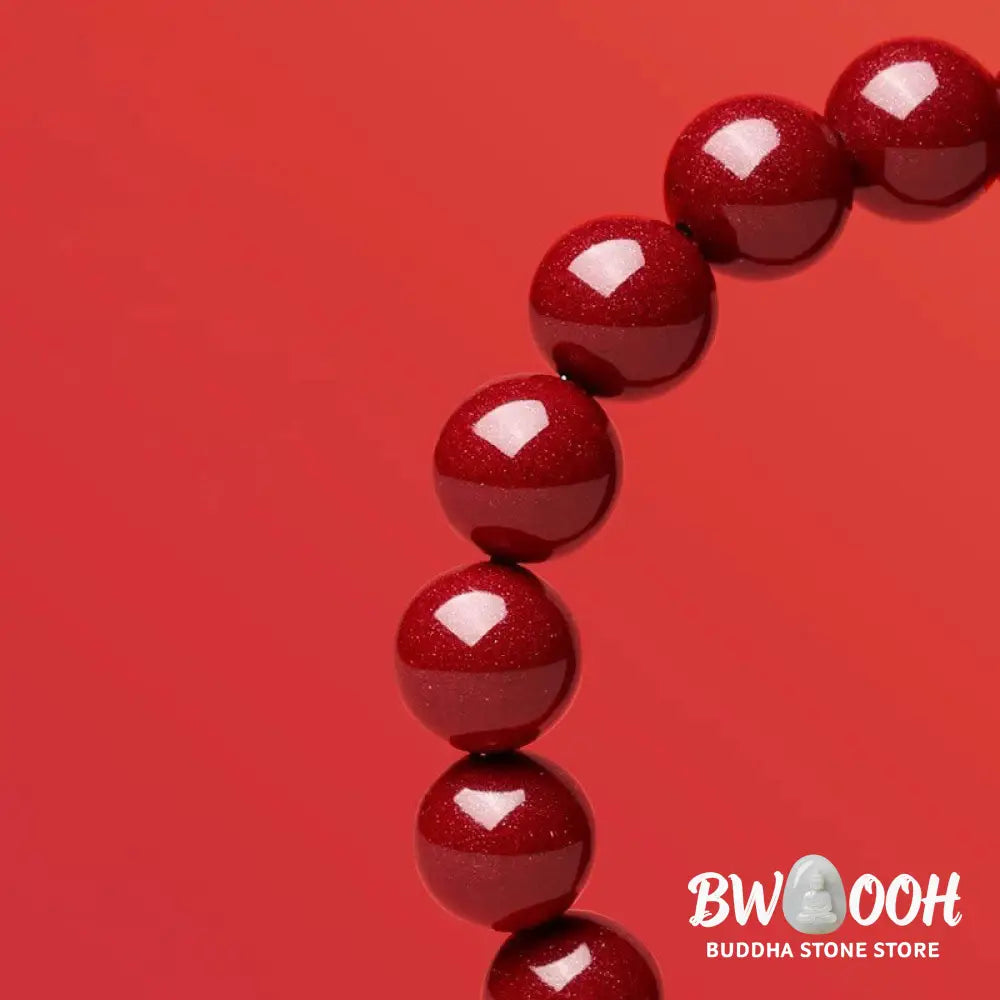 Buddha Stones Cinnabar Bead Hetian Jade Year Of The Snake Blessing Bracelet - BWOOOH - Bracelet