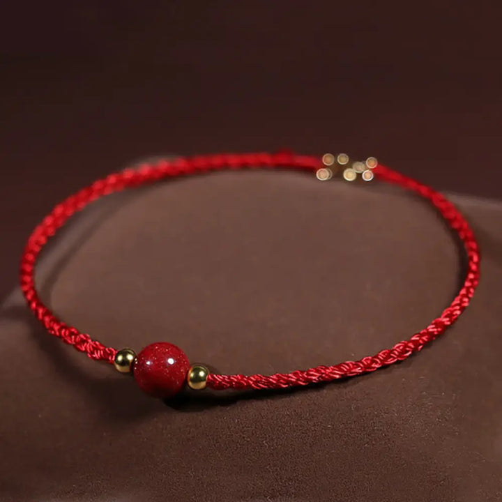 BWOOOH Cinnabar Red String Blessing Keep Away Evil Spirit
