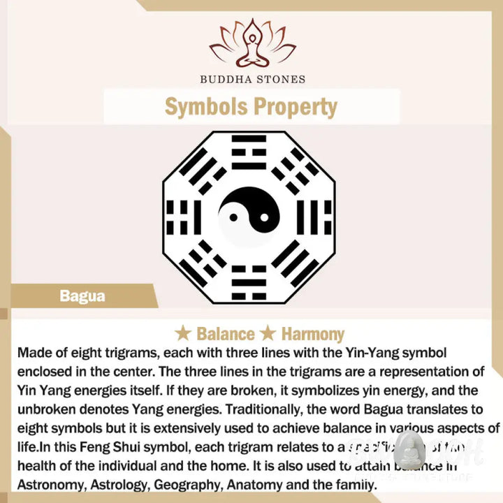 Buddha Stones Cinnabar Yin Yang Bagua Blessing Necklace Pendant - BWOOOH - Cinnabar(Calm♥Concentration) - Necklaces &amp;