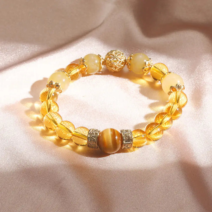 BWOOOH Citrine Generosity Prosperity Beaded Bracelet - BWOOOH - Citrine (Happiness ♥ Prosperity) - Bracelet